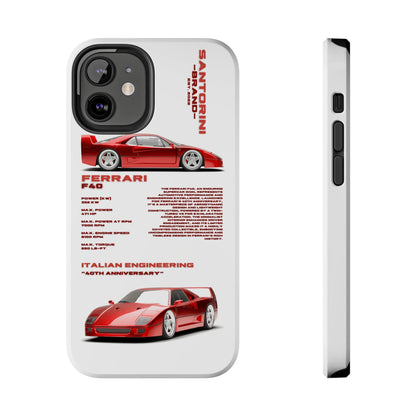 "Ferrari F40" White Case
