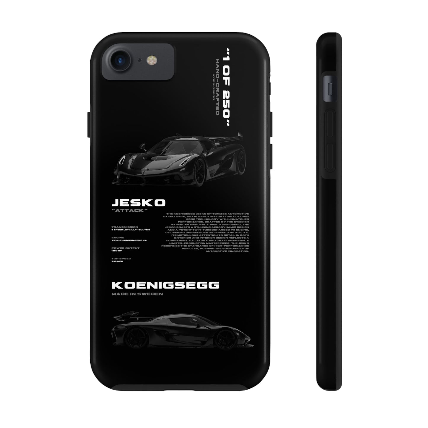 "Jesko" Black Case