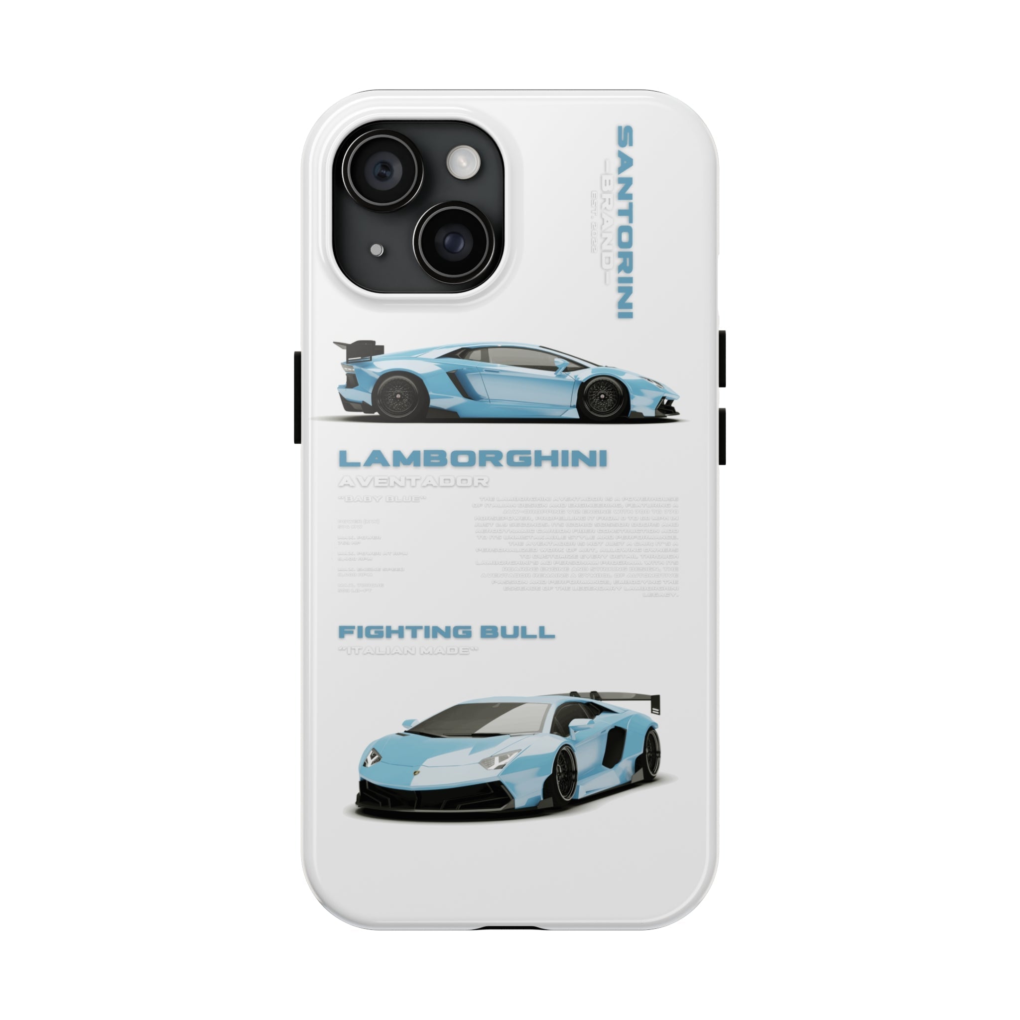 SuperCar Specs Phone Case